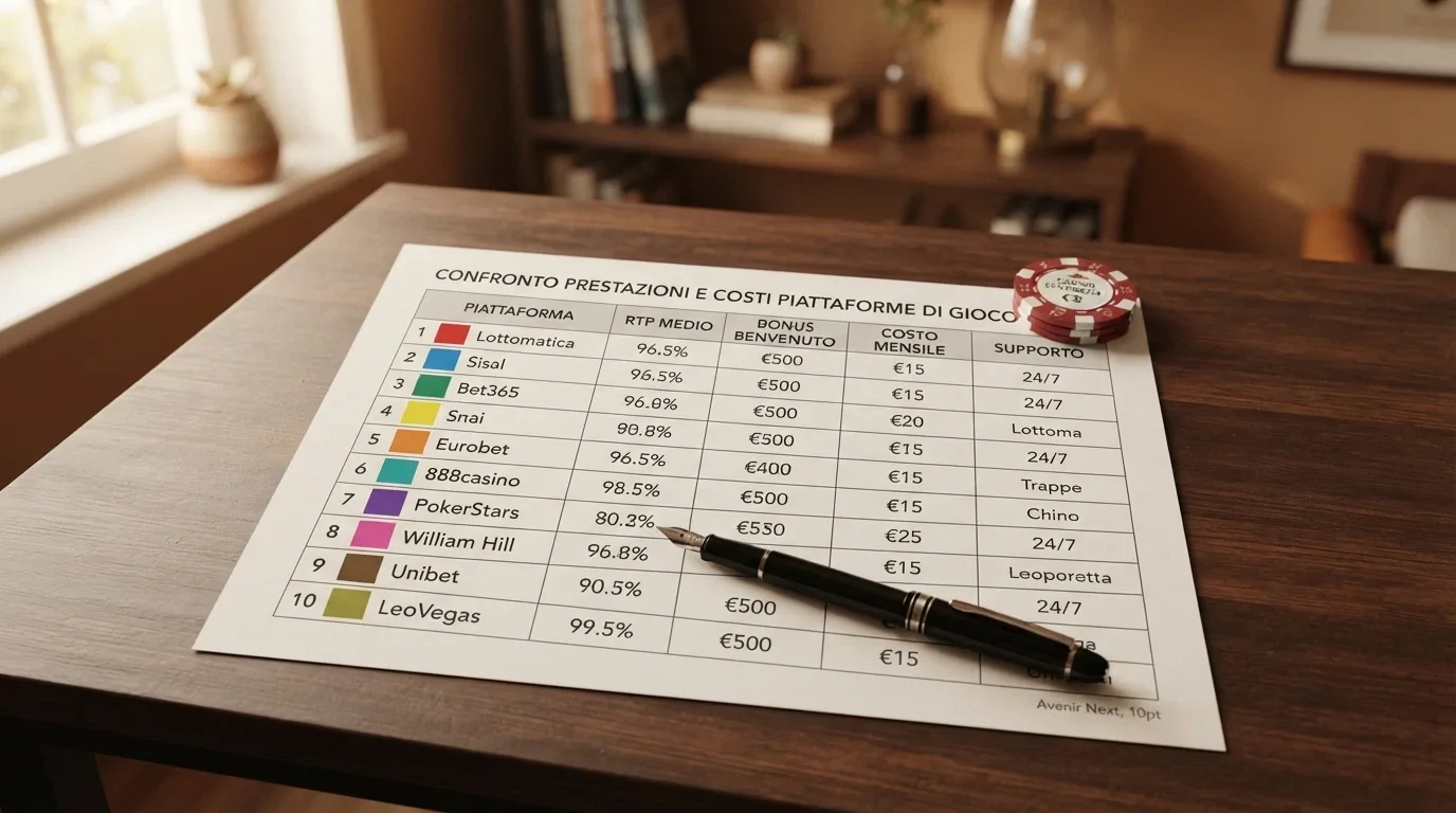 Tabella con i loghi dei dieci casinò ADM recensiti e le rispettive offerte in modalità demo