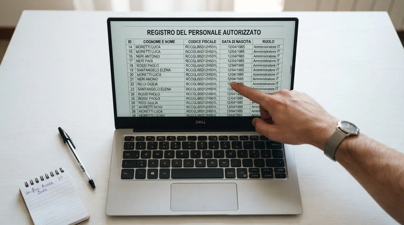 Pagina web del registro pubblico ADM con l'elenco alfabetico dei concessionari autorizzati e relativi numeri di concessione